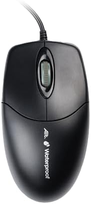 ALT Waterproof Keyboard and Mouse Combo Wired, USB Spill-Resistant Membrane Keyboard with Optical Mouse