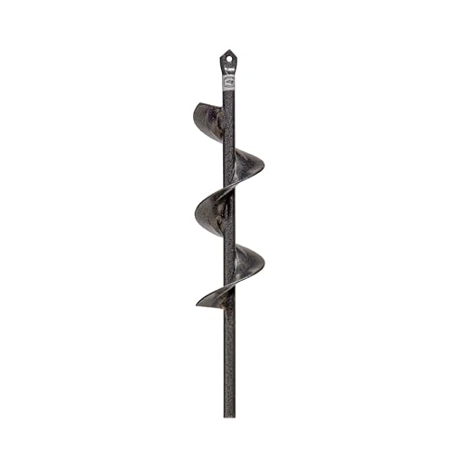 Yard Butler IREA-4 Roto Earth 18” Auger Drill Bit - Digging Tool for Effortless Bulb Planting - Multi-Use Drill - Heavy-Duty Garden Tool - Power-Coated Steel - Rust-Resistant | Powder-Coated Steel Digging Tool, Rust-Resistant, Digs Medium-Depth Holes for…
