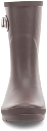 Chooka Women's Waterproof Mid-Height Faux Fur Lined Pull-On Rain Boot