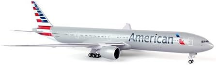 SkyMarks American Airlines Boeing 777-300 1/200 Airplane Model Kit – New Livery Highly Detailed Snap-Fit Collectible with Display Stand for Adult Collectors Ages 14+