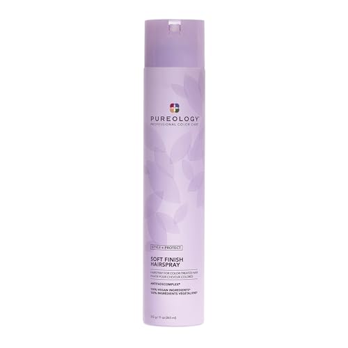 Pureology Style + Protect Soft Finish Hairspray – Flexible Hold