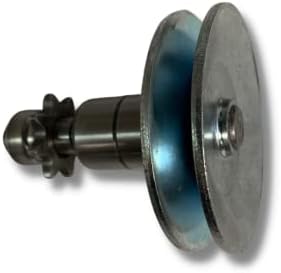 Jack Shaft W/Pulley & Sprocket for 20"-25" Mower Part# 1053 Made in U.S.A