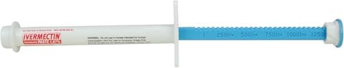 Durvet Ivermectin Paste Dewormer - 6.08g dose @ 1.87% Apple Flavor (6-Pack)