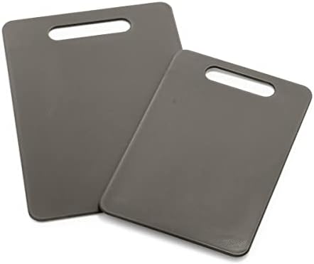 GreenLife Cutting Board Set 8x12" & 10x14", Extra Durable, Meal Prep, Non-Slip, Grip Handles, Crack Resistant, Dishwasher Safe, Reversible, Versatile Kitchen Essentials, Turquoise
