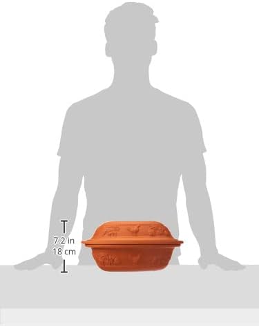Römertopf Rustico unglazed, Ceramic, Terracotta, 3 litres