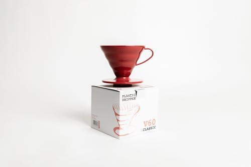 HARIO V60 Plastic Coffee Dripper, Size 02, Clear | Plastic