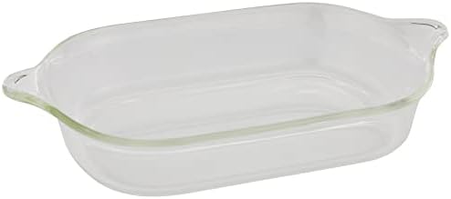 Lock & Lock llg583 Rectangular Clear Glass Baking Dish 38.5 x 21.5 x 7,5 cm, 2.8 Litre