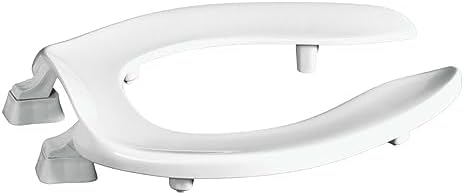 Centoco 3 inch Raised Toilet Seat for Seniors, Elongated, White | Closed Front, Cover, Plastic, 3L800STS-001, Made in the USA