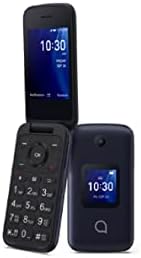 Alcatel Go Flip 4 4056W 4GB (T-Mobile only) Flip Phone - For Senior Easy Use (Renewed)