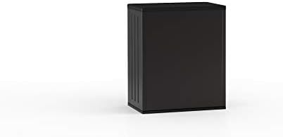 Suncast 30" Heavy-Duty Resin Outdoor Storage Cabinet, Lockable, Dark Gray