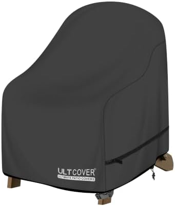 ULTCOVER Waterproof Patio Chair Cover, 32W x 34D x 34H in