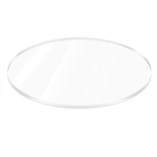 Marketing Holders 1/4" Round Plexiglass Sheet 24 Inch Diameter Clear Acrylic Circle for Cake Disk, Table Top, Backdrop, DIY Project