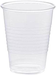 GUSTO 7 oz Clear Plastic Cups [500 Count] Disposable Cold Drinking Cups