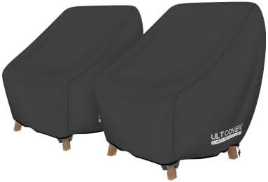 ULTCOVER Waterproof Patio Chair Cover, 35W x 38D x 34H in