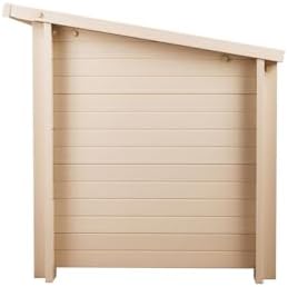 New Age Pet ECOFLEX Fontana Chicken Coop, Urban Barn for 2 to 3 Chickens, Easy Assembly, Eco Friendly & Durable, Tan
