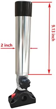 Brocraft Aluminum Heavy Duty Rocket Launcher Rod Holder / Boat Aluminum Rocket Launcher Rod Holder