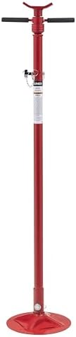 SUNEX TOOLS 6810A, Underhoist Support Stand with Foot Pedal, ¾ Ton Capacity, Large Base, Bearing Mounted Spin Handle, Height Adjustment Under Load, Lightweight, Supports Vehicle Components Only