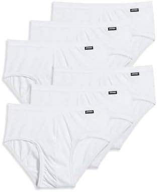Jockey Elance Poco Brief- 6 Pack - 100% Cotton Underwear for Men