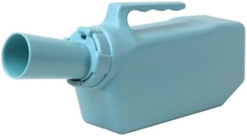 Spill Proof Male Urinal Aqua Color