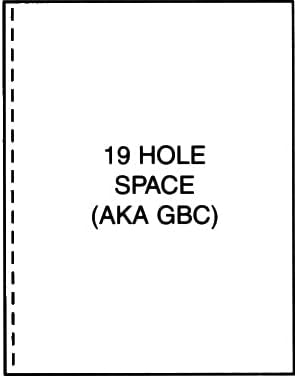 KDM 5214, Pre Punched Paper 8-1/2" X 11" Gbc Style 24#, 2500 per Carton
