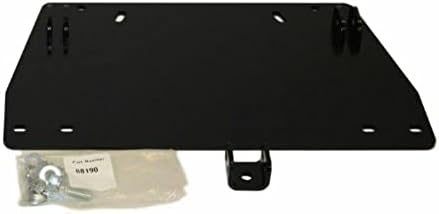 WARN 88188 Powersports ATV Center Kit Snow Plow Mount for Yamaha Grizzly & Kodiak , Black