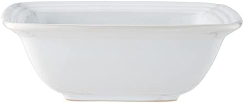 American Atelier Square Dinnerware Sets | White Kitchen Plates, Bowls
