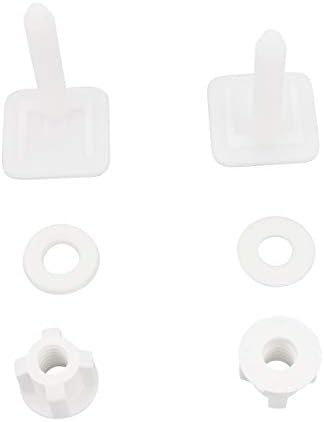 Renovators Supply Manufacturing Plastic Soft Close Toilet Seat Elongated Quiet-Close Lid, Contoured Seat, Easy to Install and Clean, Grip-Tight Bumpers with Adjustable Mounting Hardware, Black