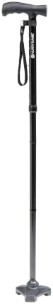 HurryCane Freedom Edition Foldable Walking Cane with T Handle