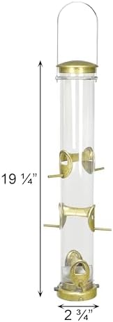 Aspects 395 Quick-Clean Seed Tube Feeder, Medium - Antique Brass