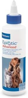 Epiotic Advanced Ear Cleanser|Gentle Ear Cleanser for Dogs and Cats | Neutral pH routine dog ear wash and cat ear cleaner dries wet ears, cleanses wax & debris to smell fresh and clean