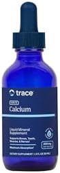 Trace Minerals Liquid Ionic Calcium Supplement, 200mg, 59ml, 2 fl oz | Supports bones, nerves, and muscles, 70+ trace minerals