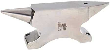 The Beadsmith Dual-Ended Horn Anvil – Mini Size 2.5 x 1 x 1.5 inches – 118mm Tip to Tip – 13.11oz/0.82lbs – Made of Solid Stainless Steel
