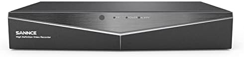 SANNCE 5MP 8 Channel Security Camera DVR, H.264+ Hybrid 5-in-1 Surveillance DVR Recorder, Supports 2MP TVI AHD CVI CVBS Analog IP Security Cameras, Remote Access, Motion Alert (NO Hard Drive)