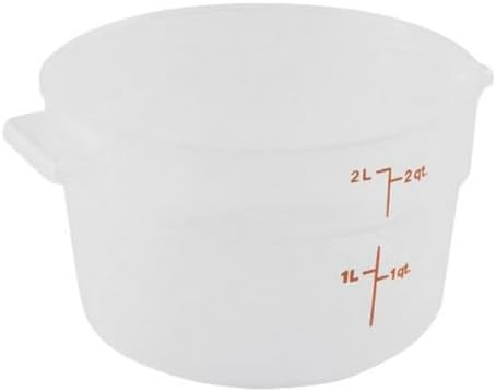 Cambro (RFS2PP190 2 Qt. Round Polypropylene Food Storage Container - Camwear