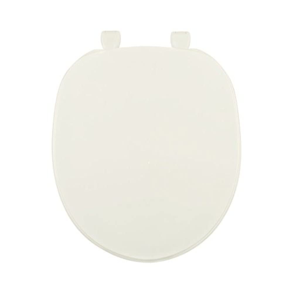 Centoco Toilet Seat Elongated, Residential, Top Mount Plastic Hinge, Black | Plastic, Closed Front, Cover, Made in the USA, 600-407