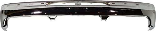 Garage-Pro Front Bumper For 2000-2006 Chevrolet Tahoe, 1999-2002 Chevy Silverado 1500, 2500, 2001-2002 Silverado 1500 HD, Chrome