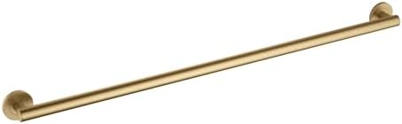 36 Inch Stainless Steel Bathroom Safety Grab Bar | Straight Shaped Grab Bar for Bathtubs and Showers, Shower Safety Grab Bars for Seniors, Wall Mounted Anti-Slip Support (Brushed Nickel, KGB1136)