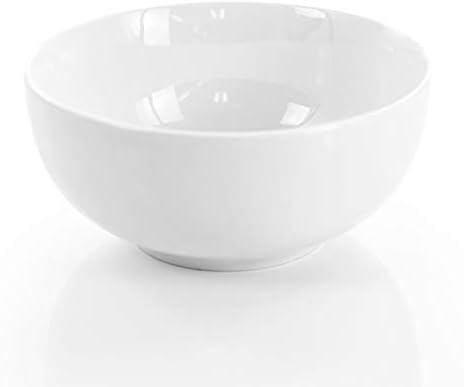 Elama White Porcelain Dish Dinnerware Set, 18 Piece, Newman