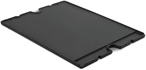 Broil King 11242 Exact Fit Cast Iron Griddle, Baron, Crown Series Gas Grills, and Crown Pellet Grills, Black