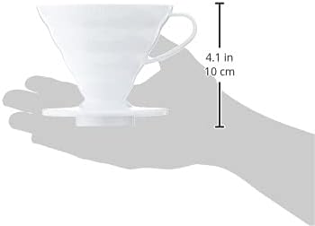 HARIO V60 Plastic Coffee Dripper, Size 02, Clear | Plastic