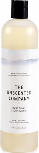 The Unscented Company Body Soap, For All Skin Types, Fragrance Free, 16.9 fl oz (500 ml)