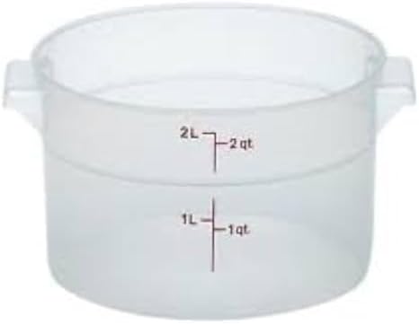 Cambro RFS2PP190 Round Storage Container 2 Qt., 6 Pack