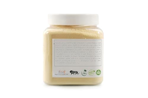 NatureVit Soya Milk Powder – 300g | Vegan, Non-GMO, 49% Plant-Based Protein | Sugar-Free, Lactose-Free Milk Alternative | Ideal for Beverages