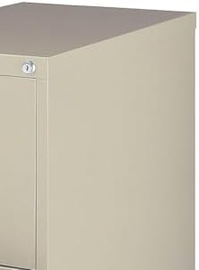 Staples 2-Drawer Vertical File Cabinet, Letter Size Documents, Lockable, 22" D x 15" W x 28.38" H, Black
