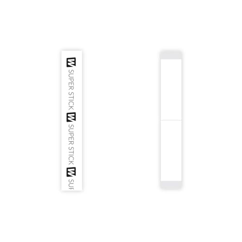 Walker Tape Co. Stick Tape Straight Strips by Walker, 36 pcs (3/4 in x 3 in) Clear