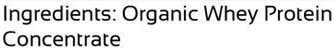 Raw Organic Whey Protein Powder, Grass Fed, Unflavored – 1 Ingredient, No Additives or Fillers, Undenatured, Made in USA, 5 lb