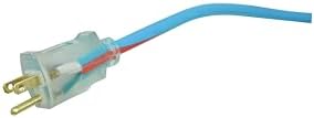 Southwire Outdoor Extension Cord - Reliable High-Visibility Power Solution - Waterproof Vinyl Jacket - Reinforced Plug - Made in the USA - 12/3 SJTW