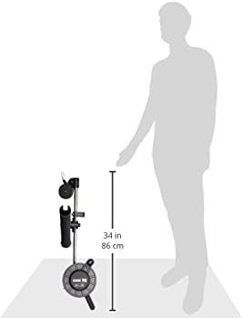 Scotty #1050 Depthmaster Manual Downrigger, Display Packed w/ Rod Holder, BLACK, 23"