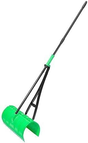 Back Saving Garden Rake ― Leaf Rakes for Gardening ― Leaf Picker Upper ― Heavy Duty Leaves Claw & Rakes Lawns Garden Tool ― Easy Leaf & Grass Grabber Without Bending Over ― Yellow