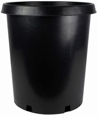 The HC Companies Nursery Pot (1.72 Gallon), Black